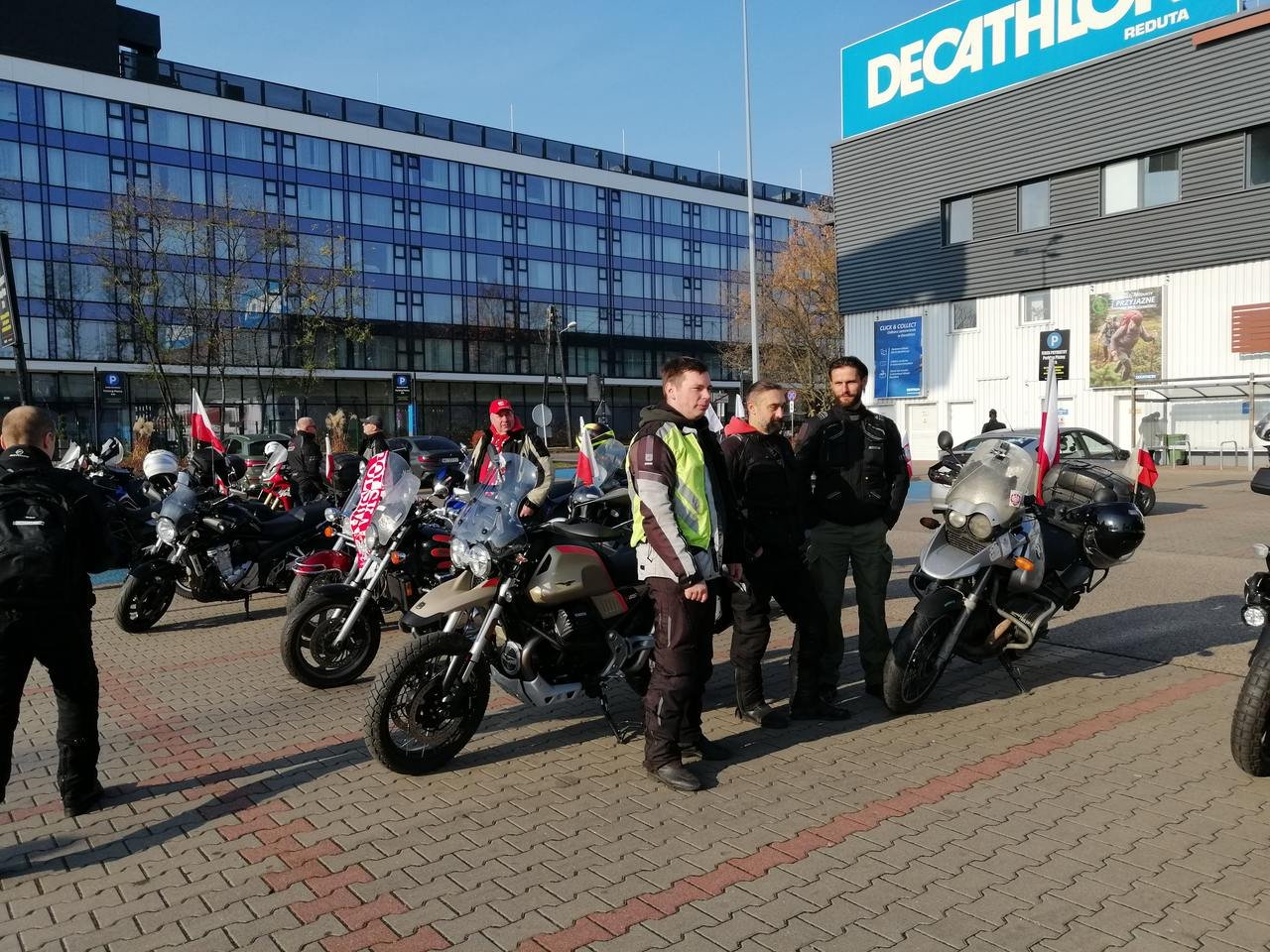 Motocyklowa Parada Niepodległości 11Listopad 2021r.