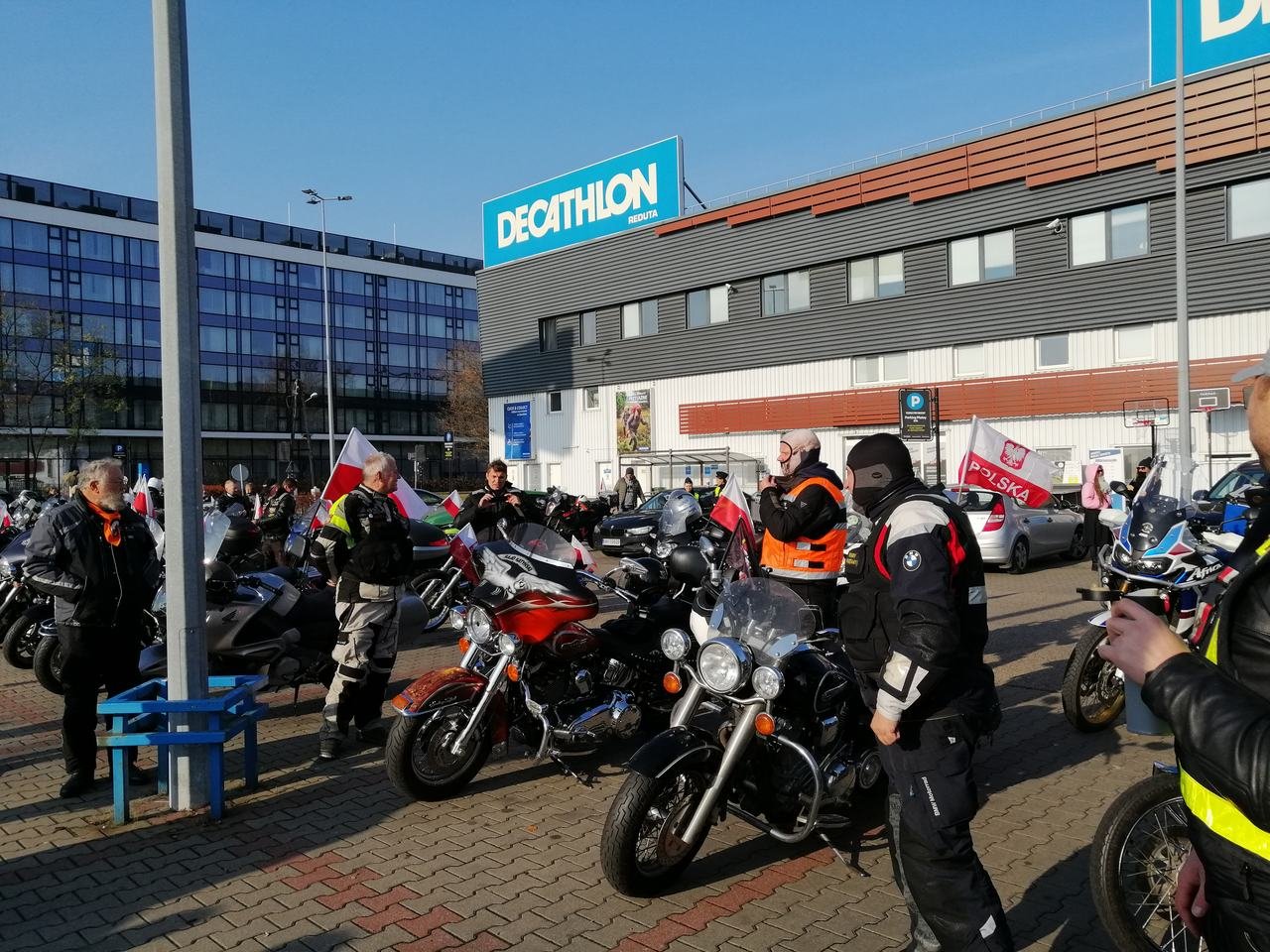 Motocyklowa Parada Niepodległości 11Listopad 2021r.