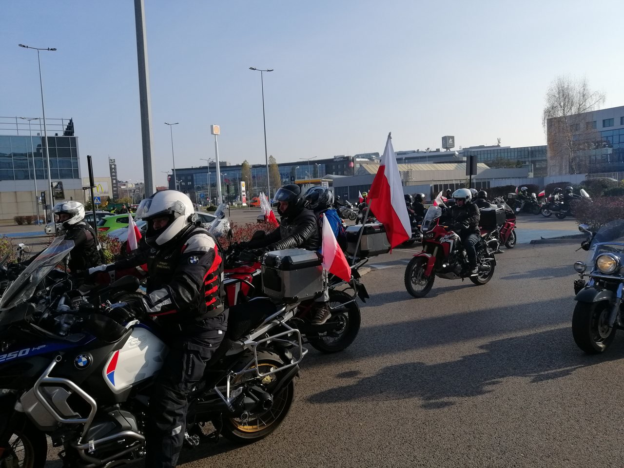 Motocyklowa Parada Niepodległości 11Listopad 2021r.