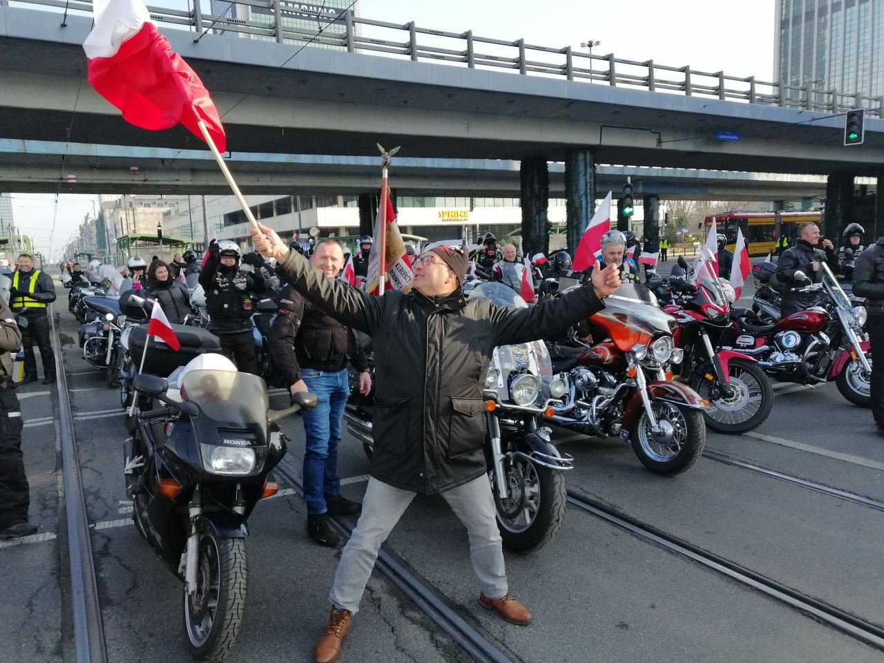 Motocyklowa Parada Niepodległości 11Listopad 2021r.