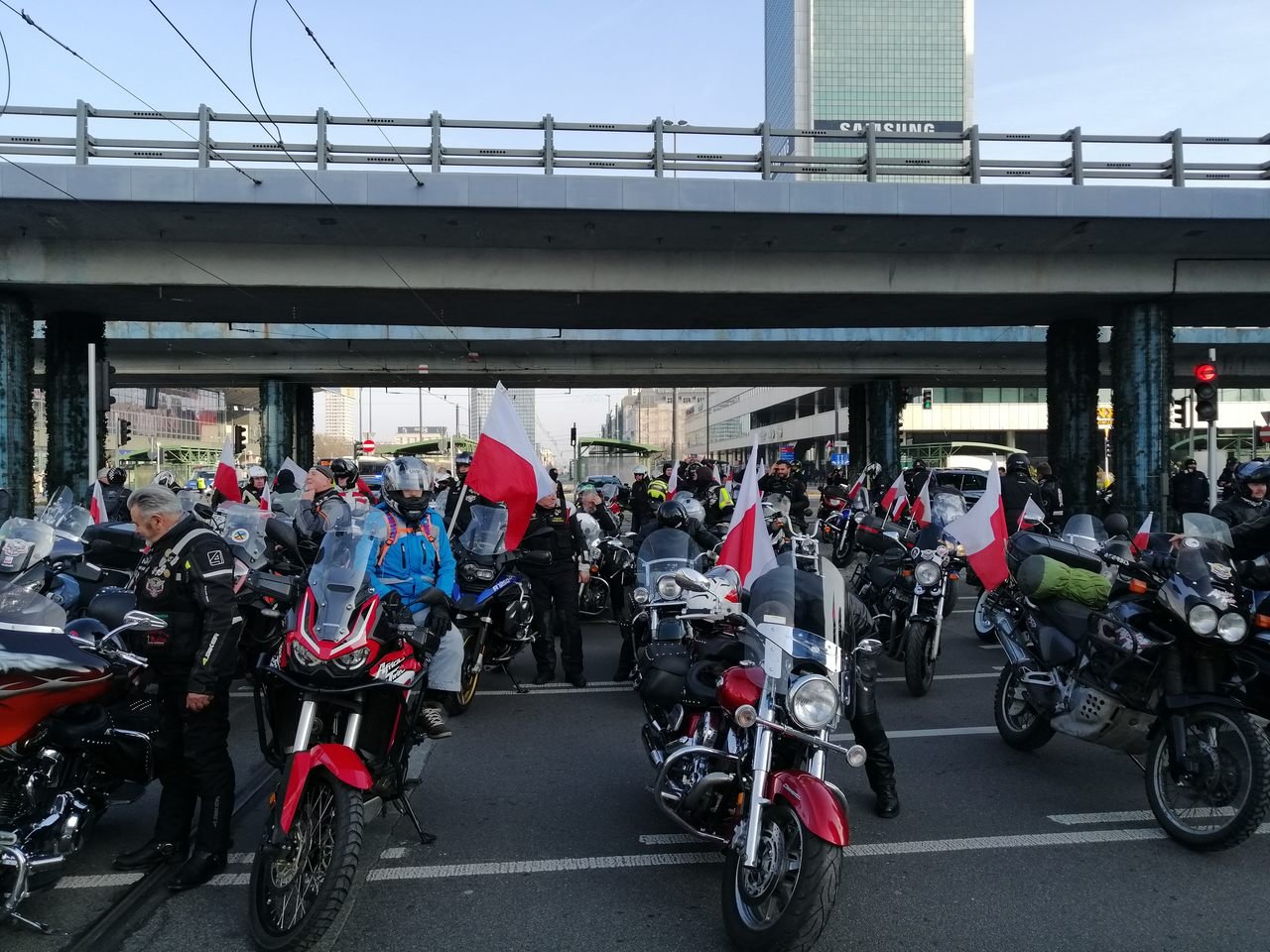 Motocyklowa Parada Niepodległości 11Listopad 2021r.