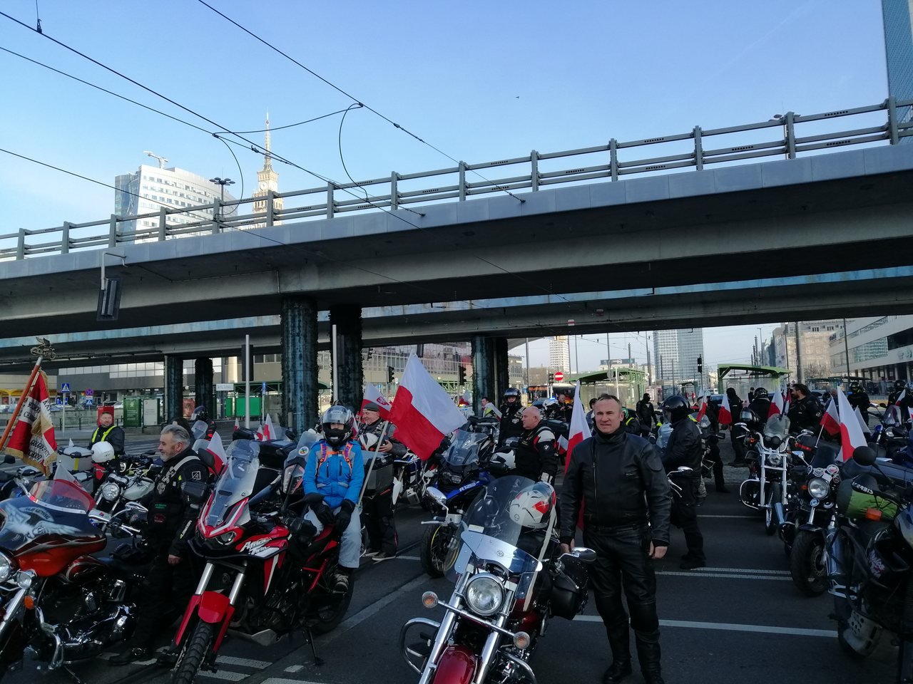 Motocyklowa Parada Niepodległości 11Listopad 2021r.