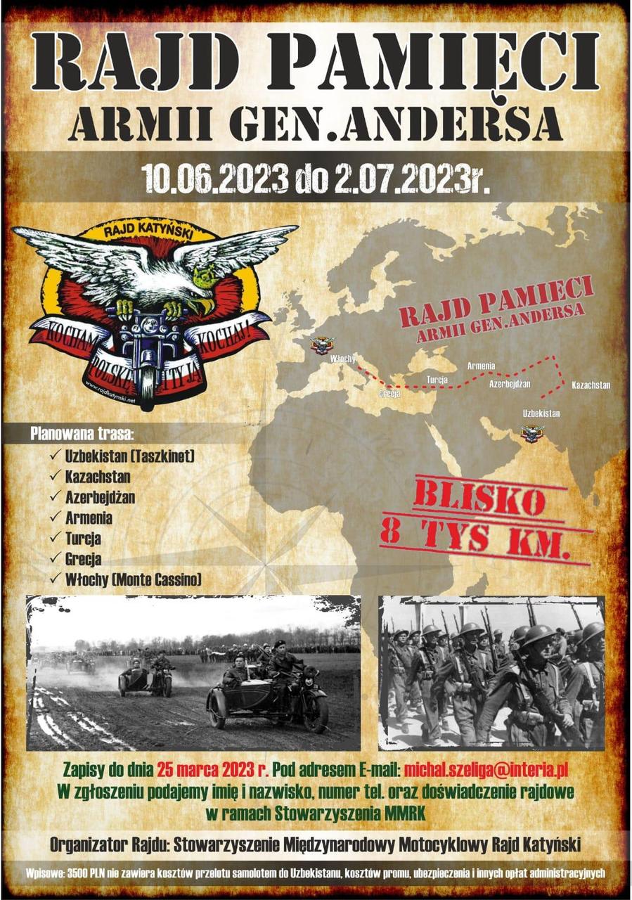 RAJD PAMIĘCI ANDERS